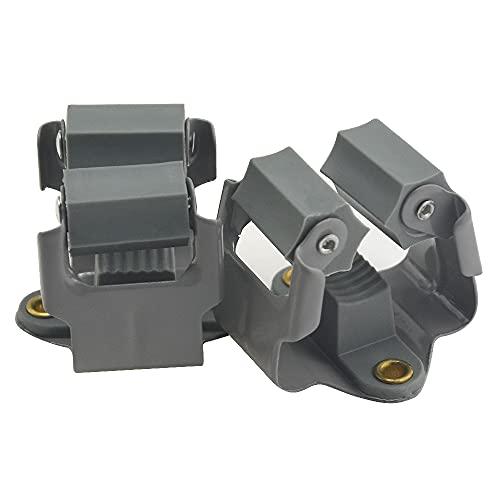 XINMEIWEN 10ピースモップとほうきホルダー壁マウントヘビーデューティモップほうきハンガーガーデンツールのクリーニングクローゼットオーガ |  | 03