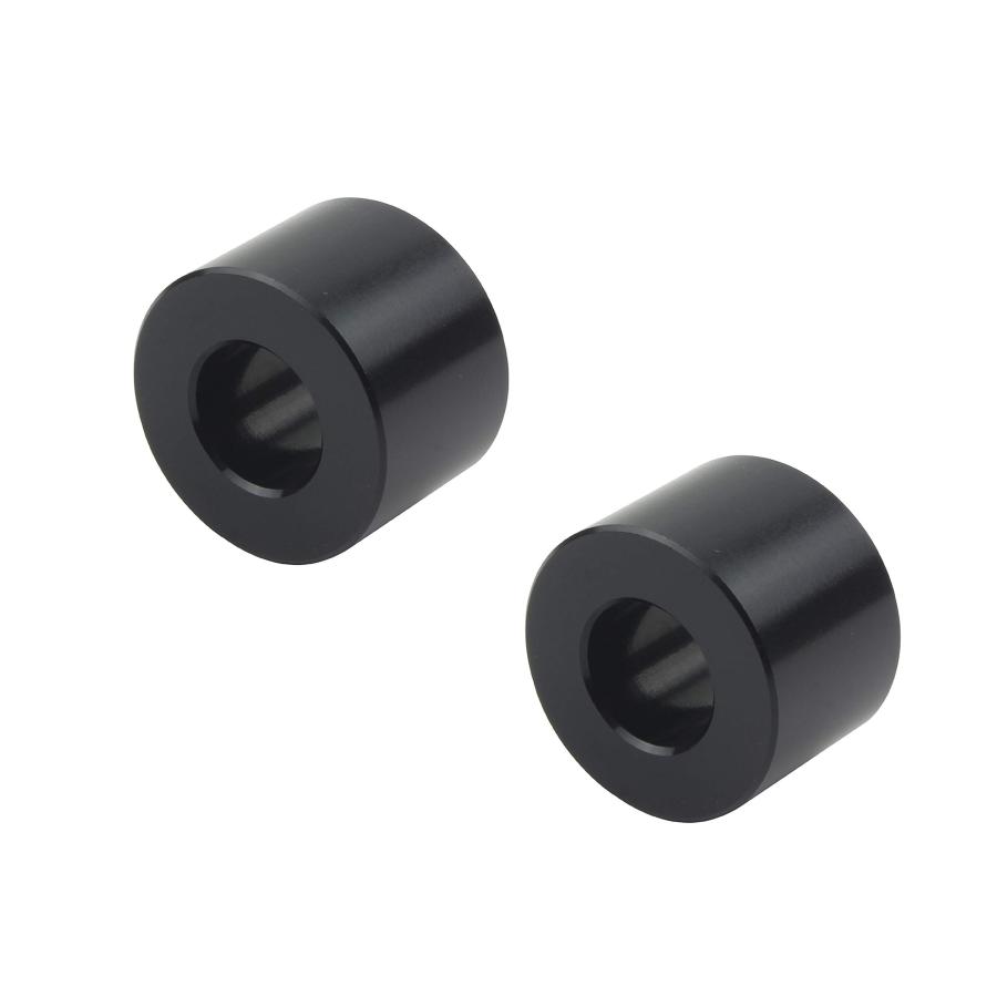 ポッシュPOSH バイク用品 アルミユニバーサルカラー ブラック 内径10mmX外径21.6mmX厚さ15mm 2個入り 121510-06 ブ | 
