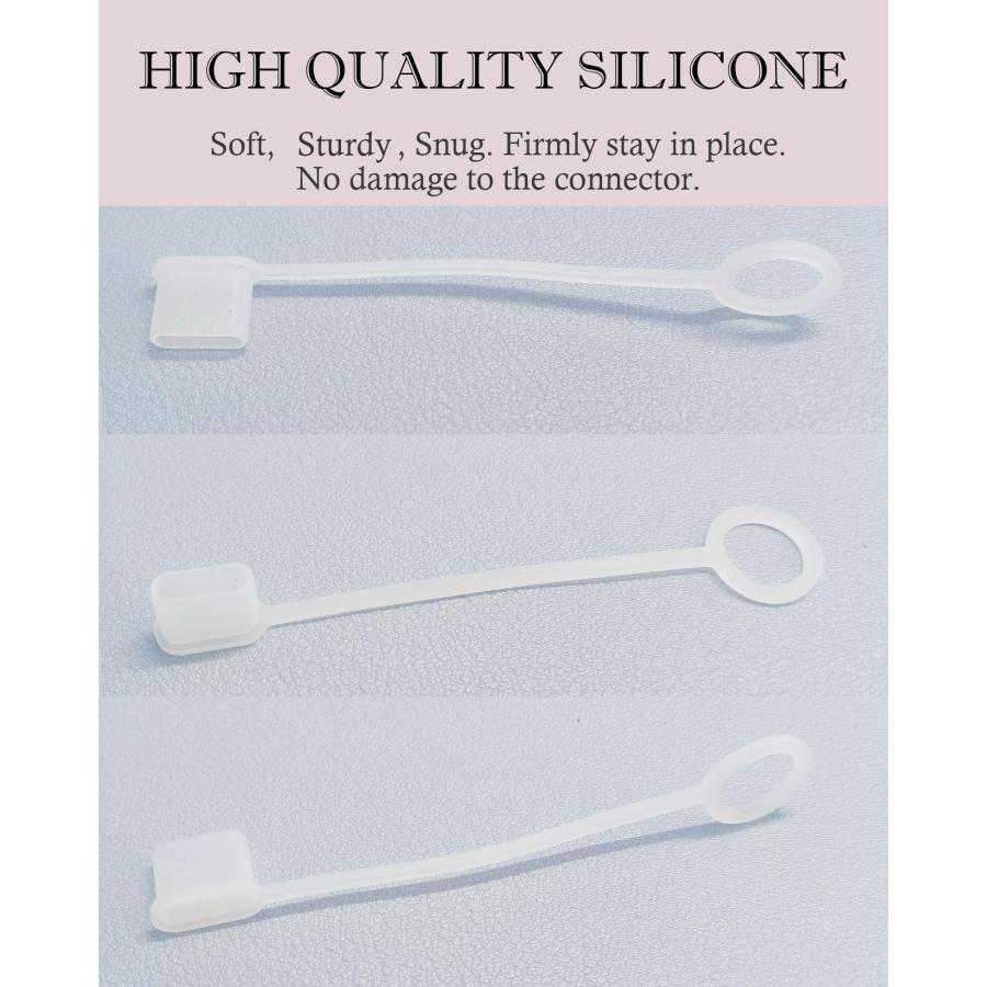 VSuRing USB Type-Cオス用 保護カバーキャップ 脱落防止 シリコン製 ソフト リード付 USB C ケーブル コネクタカバー キ |  | 03