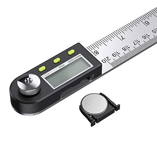 Neoteck デジタル角度定規 デジタル角度計 360度 200mm ホールド機能付き ゼロリセットでき ステンレス鋼製 LCD表示 分度器 |  | 05