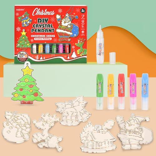 グラスデコ クリスマスオーナメント 6個セット ガラス絵の具用 オーナメント | 