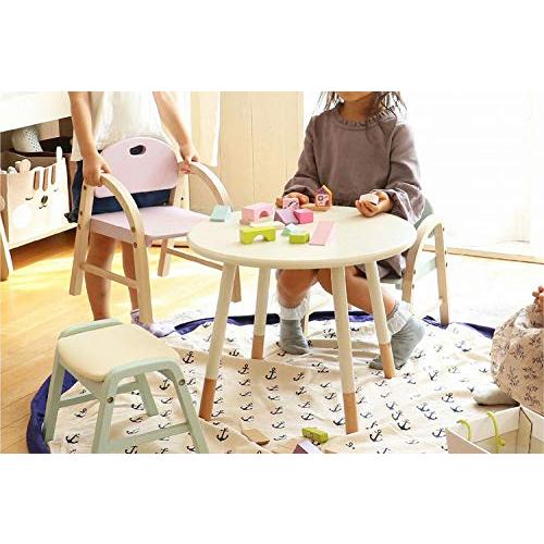 市場 チェア 子供 肘付き amy 幅31ｘ奥行30ｘ高さ39SH20、23.5cm クラシックブルー 天然木使用 ILC-3434CBL |  | 03