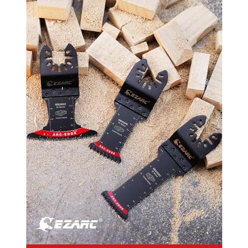 EZARCイザーク 弓型先端 マルチツール替刃 バイメタル 木工用 硬木対応 アダプター付き 安定 高速切断 精密切断 5枚入 |  | 06
