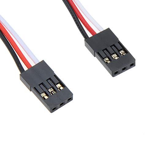 Boladge 10個20CM オス-オス3ピンJRプラグラジコンrcサーボコネクタケーブル延長コード for クアッドコプター用 |  | 02