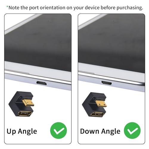 【互換品】 Poyiccot U字型 Mini HDMI to HDMI 変換アダプター、8K HDMI ミニHDMIアダプタ、超高速 48Gbps |  | 03