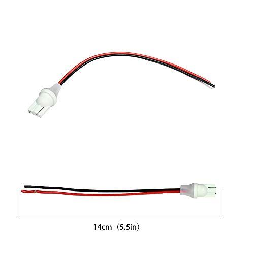 YUNPICAR T10 ヘッドライト アセンブリ オスソケットプラグ アダプター ウインカー ブレーキライト テールランプに最適 2本 t10 |  | 03