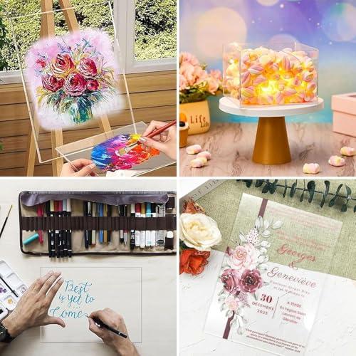 アクリル板 プラ板 10個入り 10*15cm 透明 手描きパレット 絵画 DIY装飾 教育に適しています |  | 04