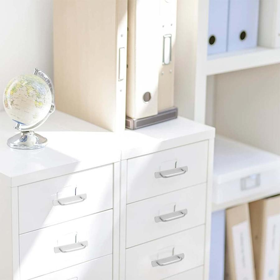 2個セットドア取手 引き出し取手 粘着ドアハンドル アルミニウム合金両面テープ式 引き戸取っ手 引き戸開閉補助 金具 窓 網戸 引き出し 戸棚 |  | 02