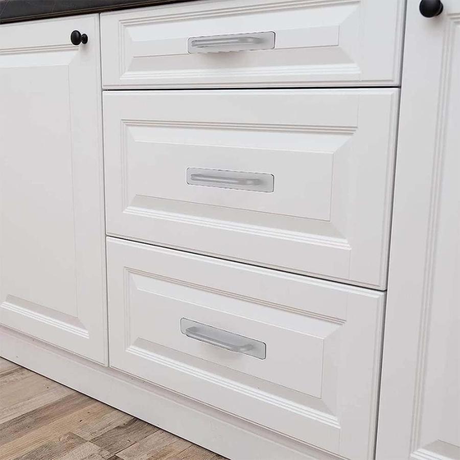 2個セットドア取手 引き出し取手 粘着ドアハンドル アルミニウム合金両面テープ式 引き戸取っ手 引き戸開閉補助 金具 窓 網戸 引き出し 戸棚 |  | 03