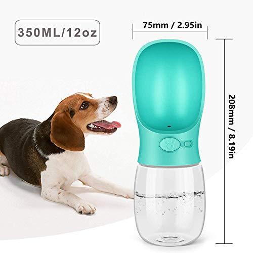 2019ペットウォーターボトル 給水器 犬猫など 多種ペット携帯用水飲みボトル 水槽付き 水漏れ防止 手軽に水分補給が出来 犬の散歩 ランニング |  | 03