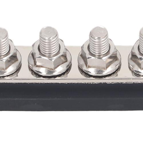 バスバーターミナル 端子台 バスバー スタッド配電ブロック M8x6 150A 300VAC 48VDC トラック キャラバン バス ボート適用 |  | 06