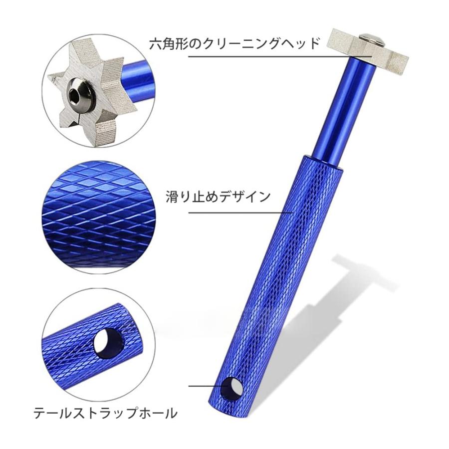 ゴルフクラブ 溝削り ゴルフ ゴルフウェッジクリーナー アイアン 溝削り 清潔用 角溝 メンテナンスツール ヤスリ グルーブ 六つブレード スピ |  | 01
