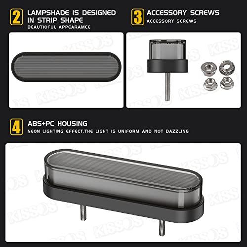 ファイバーLED リアマーカーランプ テールランプ 12V 24V 対応 自動車 トラック バイク 汎用 ２個セット |  | 05