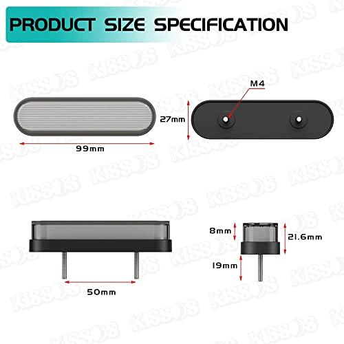 ファイバーLED リアマーカーランプ テールランプ 12V 24V 対応 自動車 トラック バイク 汎用 ２個セット |  | 08