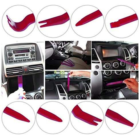 内張り剥がし PORAXY 配線通し改良版 内装剥がし 自動車整備工具 パネル剥がし 脱着工具 配線ガイド クリップクランプツール ヒューズ電源 |  | 06