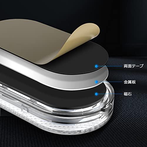 車内照明LED読書灯 7色切り替え USB充電 タッチミニアンビエントライト 車両 汎用2個/パック |  | 03