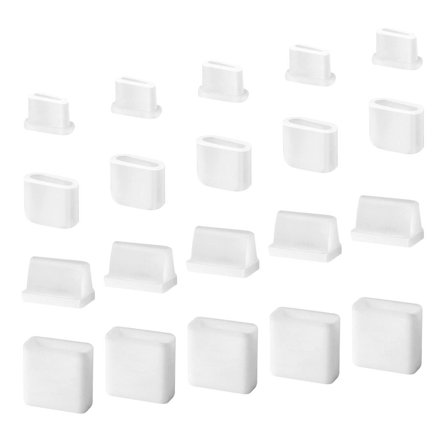 コネクタカバー 20個入り type c防塵栓 USB防塵栓 type c防塵蓋 USB防塵蓋 コネクタカバー・キャップ シリコンタイプ USB | 