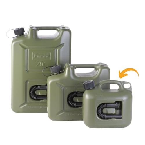 ヒューナースドルフHUNERSDORFF 800200 Fuel Can Profi 5L OLIVE ポリタンク ウォータータンク オリーブ |  | 01