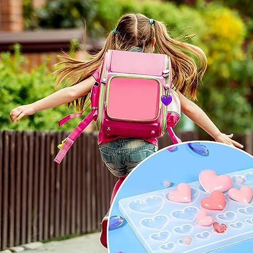 ソフトモールド シリコンモールド ハート形 レジン型 さまざまな大きさのラブ・ハートのシリコン型 4サイズ25個の金型穴 再利用可能で使いやすい |  | 05