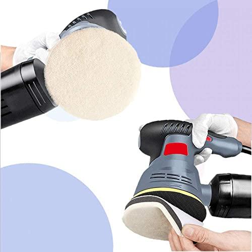 ポリッシャーバフ スポンジバフ 80mm 研磨スポンジ マジックテープ式 3ウールバフ+1極細スポンジ 80mm 4個セット |  | 01