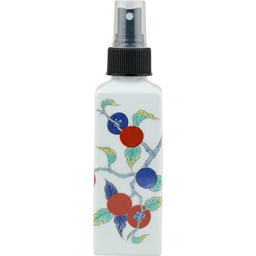 有田焼 醤油スプレーボトル 角型 抗菌 清潔 おもてなし 日本製 有田陶芸 柿 | 