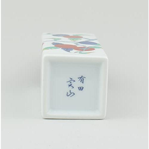 有田焼 醤油スプレーボトル 角型 抗菌 清潔 おもてなし 日本製 有田陶芸 柿 |  | 04