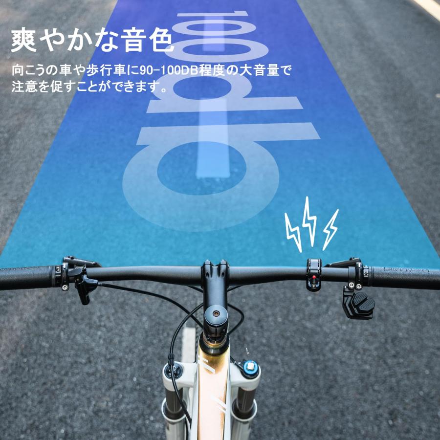 ROCKBROSロックブロス自転車 ベル 小型 隠れ式 サイクルベル 自転車用ベル 目立たない 軽量 大音量 爽やかな音色 リング型 アルミニウ |  | 02