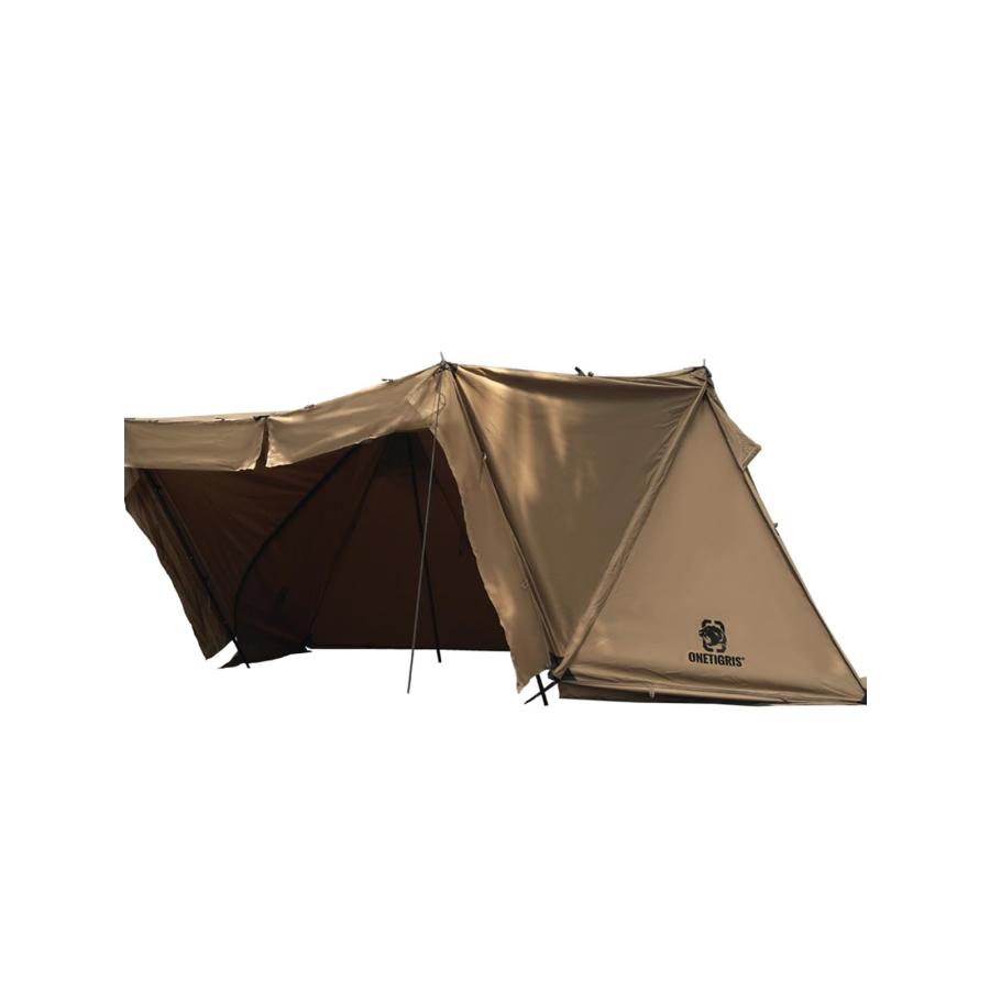 OneTigris ROC SHIELD パップテント TC軍幕 2人用 変形自在な OneTigris ROC SHIELD パップテント TC軍幕 2人用 変形自在な
