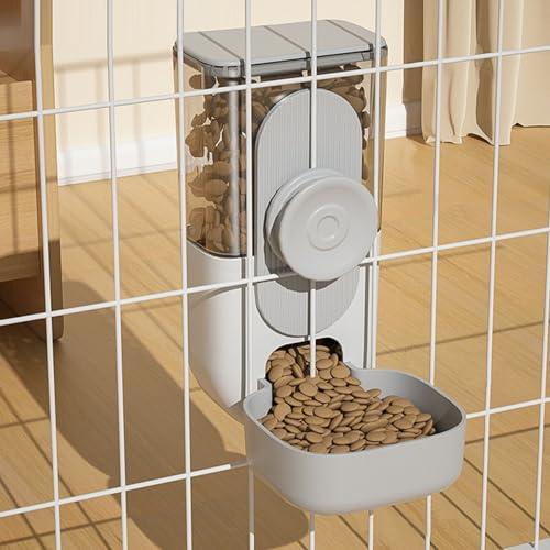 Refoiner 自動給餌器 猫 犬 ウサギ 自動給餌器ペット 自動給餌器 多頭飼い犬の食器 餌皿 大容量0.87L 吊り下げ式猫 餌入れ 自動 | 