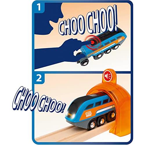 BRIO  ブリオ  スマートテック サウンドエンジン 対象年齢3歳~  電動車両 電車 おもちゃ 木製 レール  33971 |  | 01