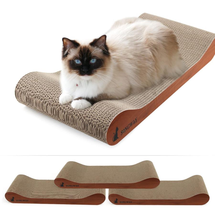 SONGWAY 大型猫爪とぎ ぽっちゃり猫 爪研ぎ つめとぎ 大きい
