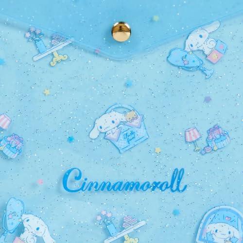 サンリオSANRIO クリアフラットケース シナモロール 約幅25.5