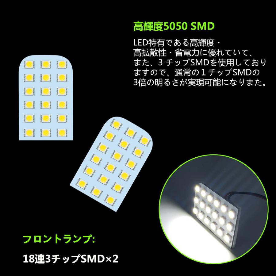ZXREEK キャラバン LED ルーム ランプ NISSAN NV350 GX DX 室内灯 日産 E26系 車種専用設計 3 Chip 50 |  | 03