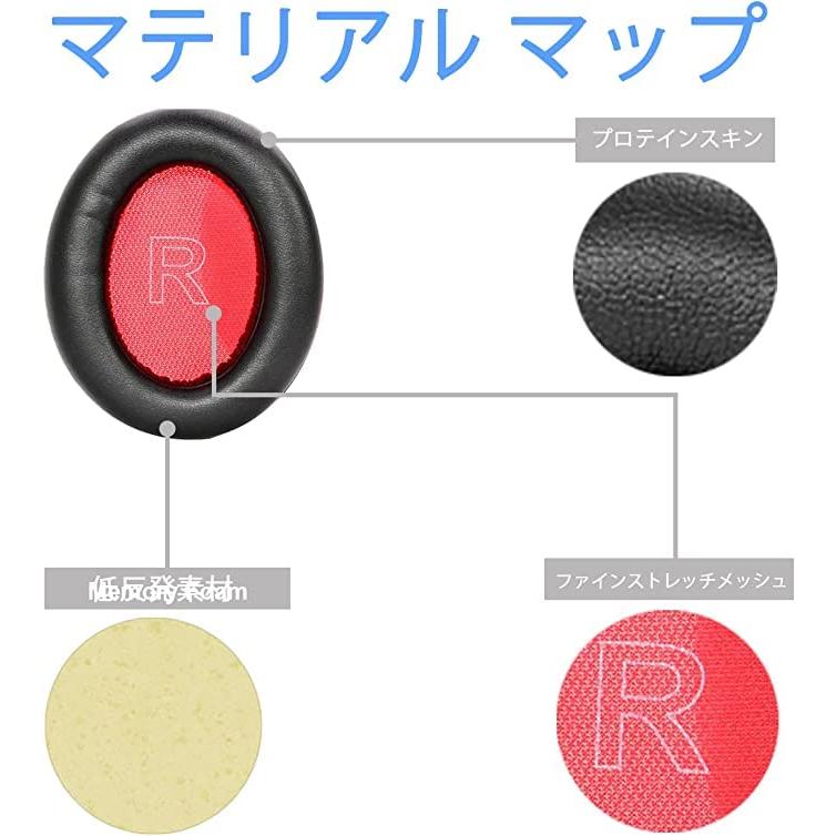【互換品】 Adhiper Soundcore Life Q10イヤーパッド 交換用ヘッドフォンパッド イヤーパッド イヤークッション イヤーマフ A |  | 02