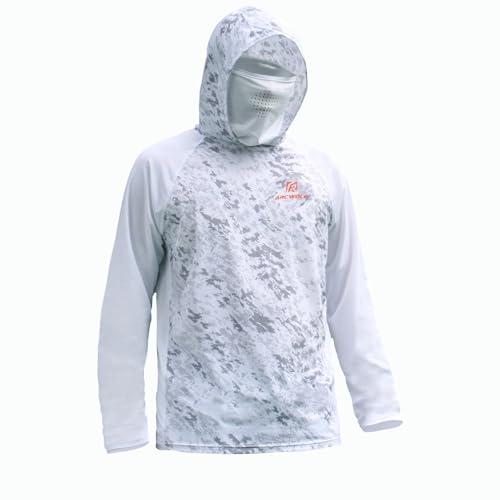 ARCWOLF ラッシュガード 日焼け止め服 釣り UPF50+ 日焼け対策ウェア ウェア フード付き アウトドア UVカット 軽量 冷感パーカ | 