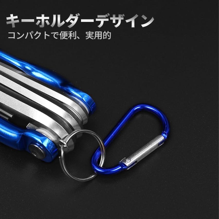 LWMINGALG 星型ドライバー トルクス レンチセット 折りたたみ式 8in1 T9 T10 T15 T20 T25 T27 T30 T40 |  | 05