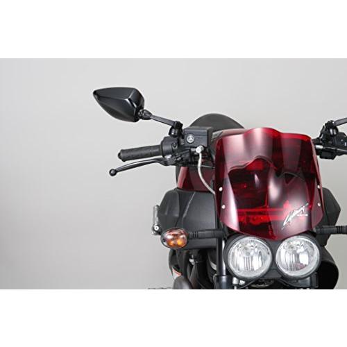 タナックスTANAX バイクミラー ナポレオン シャークミラー アルミ鏡 左右2本セット 正・逆ネジボルト付 10mm ブラック AOS-104 |  | 04