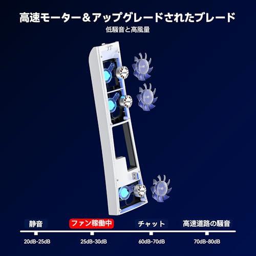 NEWDERY PS5 Slim用 冷却ファン プレステ5 slim用 冷却 USB 3.0ポート 三段階風速 PS5 スリム用 冷却ファン 周 |  | 07