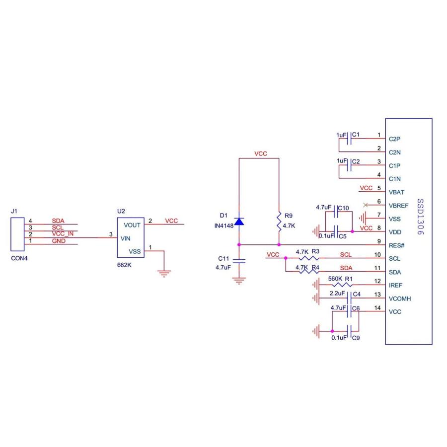 KKHMF 2個 0.91 インチ IIC I2C シリアルOLED液晶ディスプレイモジュール 128x32 3.3V/5V AVR PIC A |  | 02
