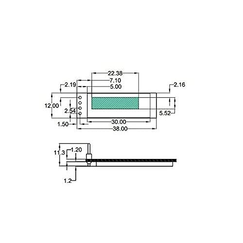 KKHMF 2個 0.91 インチ IIC I2C シリアルOLED液晶ディスプレイモジュール 128x32 3.3V/5V AVR PIC A |  | 03
