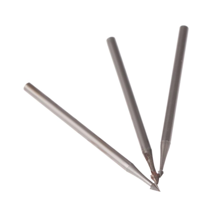 6本セット 傘のドリルビット タングステンバー 超硬バー リューター ビット 軸径2.35mm セットコーンドリル リュータービット 研磨ビット |  | 05