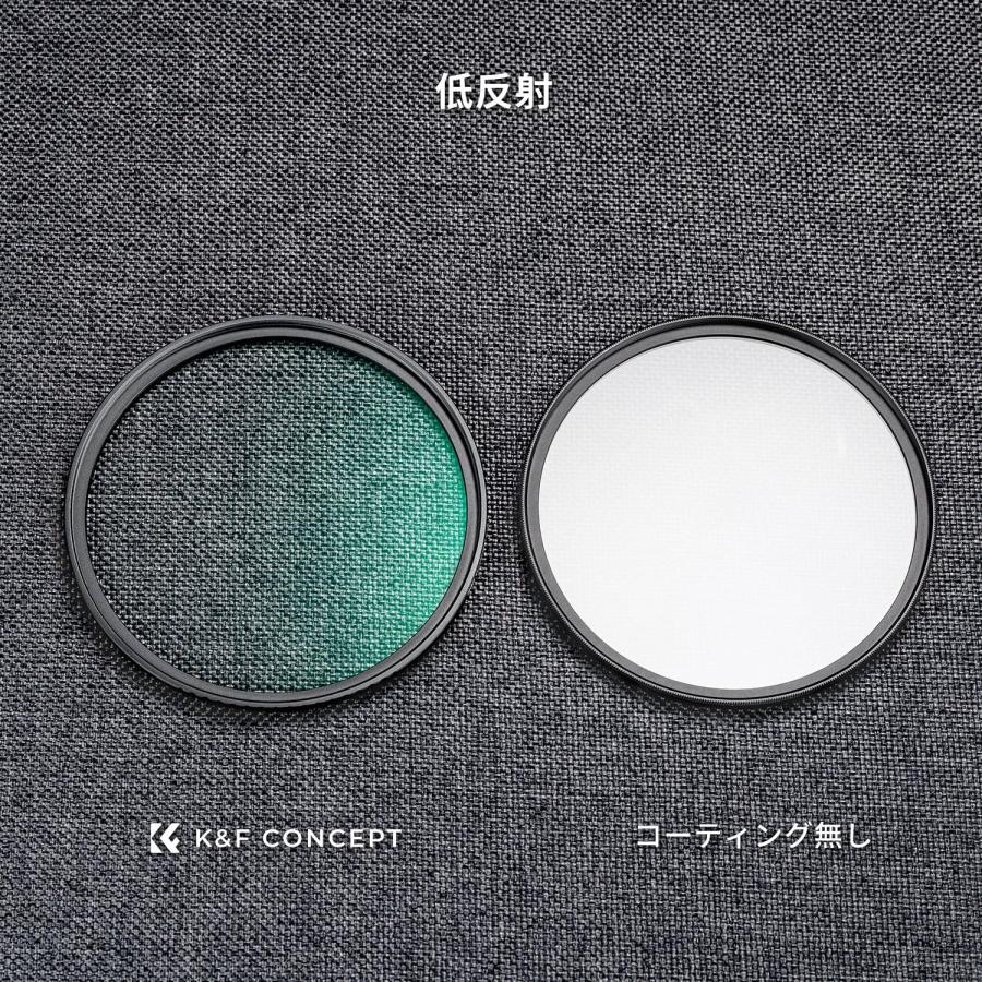 K&F Concept 77mm レンズ保護フィルター レンズフィルター プロテクター レンズ保護用 AGC光学ガラス 薄枠 18層コーティング |  | 03