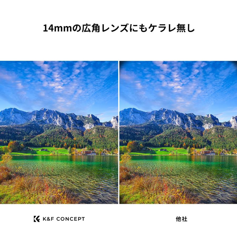 K&F Concept 77mm レンズ保護フィルター レンズフィルター プロテクター レンズ保護用 AGC光学ガラス 薄枠 18層コーティング |  | 05