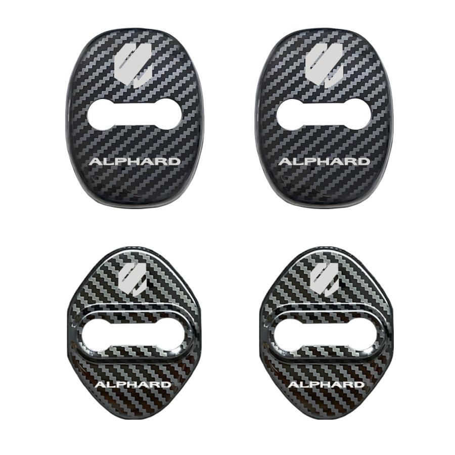 Haoshilianfa トヨタ 新型アルファードALPHARD AGH40W AGH45W 40系2023年6月〜 に適合 ドアストライカーカ |  | 05