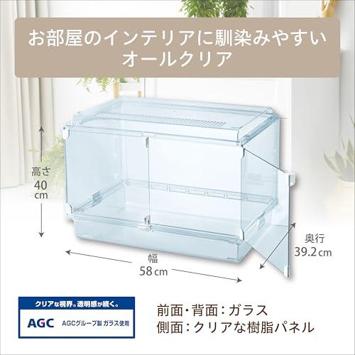 ジェックス Harmony グラスハーモニーマルチ600N ガラス製クリアケージ ハムスター・小動物用 W58.0×D39.2×H40.0cm |  | 02