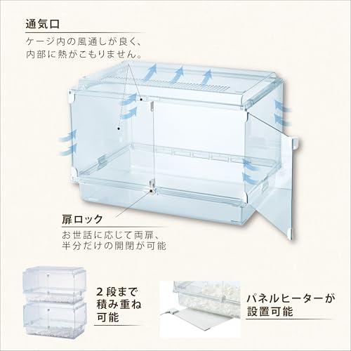 ジェックス Harmony グラスハーモニーマルチ600N ガラス製クリアケージ ハムスター・小動物用 W58.0×D39.2×H40.0cm |  | 05