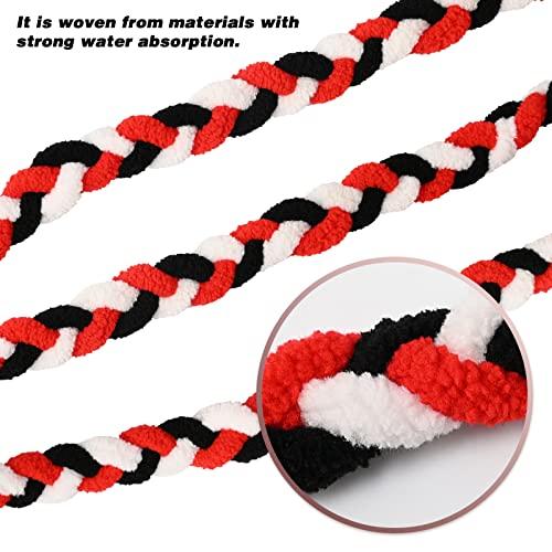 FOSHIO 車の洗濯水は、車のリアフロントガラスガラスギャップビニリーラップのアプリケーションツールの乾燥ロープ、3 mのソークロープロープを |  | 03