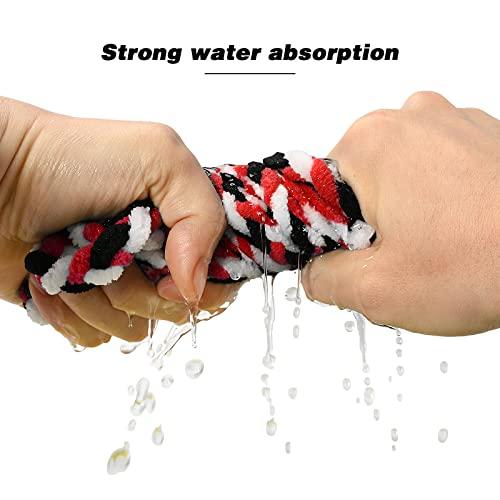 FOSHIO 車の洗濯水は、車のリアフロントガラスガラスギャップビニリーラップのアプリケーションツールの乾燥ロープ、3 mのソークロープロープを |  | 05