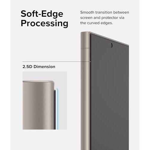 RingkeGalaxy S24 Ultra ガラスフィルム Easy Slide Tempered Glass 硬度9H 画面保護 全面保護 |  | 06