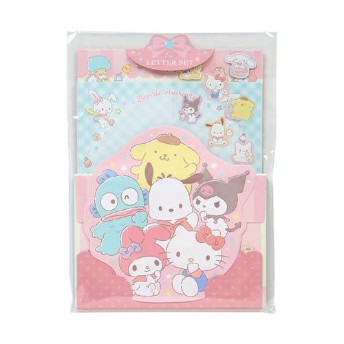サンリオSANRIO キャラクター形レターセットサンリオキャラクターズ パッケージ:約幅16×奥行0.8×高さ22cm 493945 | 